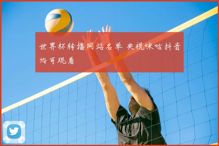 世界杯转播网站名单 央视咪咕抖音均可观看
