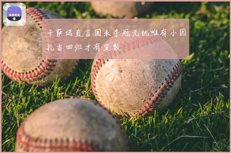 卡萨诺直言国米夺冠无忧唯有小因扎吉回归才有变数
